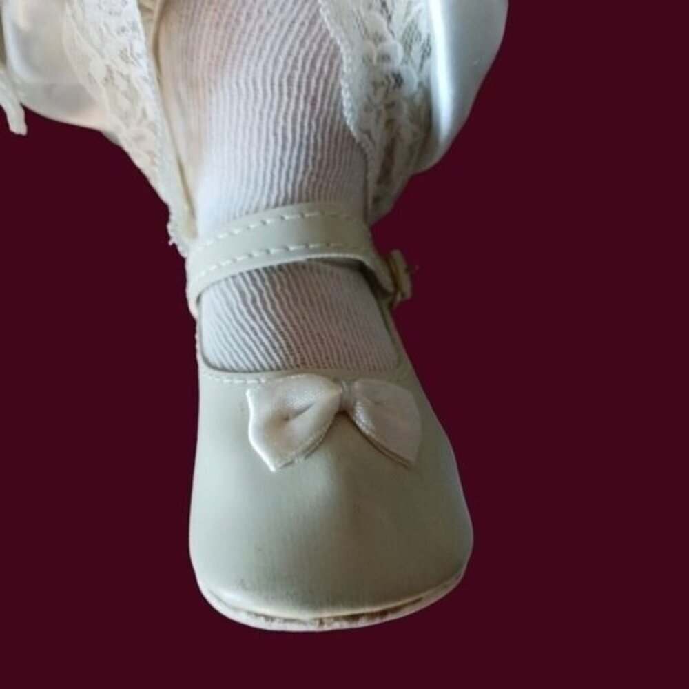 Vintage vinyl doll pink and white "14" - Picture 4 of 12